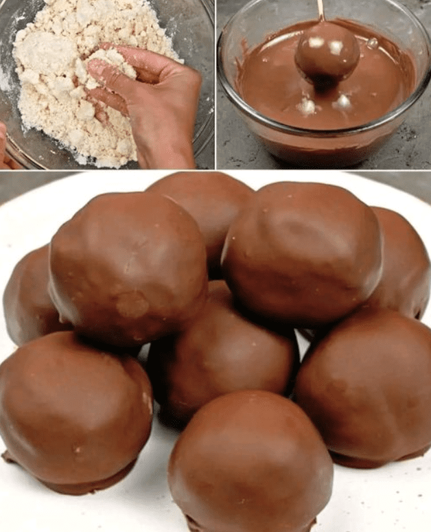 Tartufini cocco e cioccolato