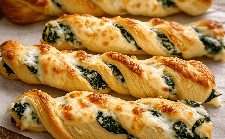 Provate questo delizioso panino arrotolato con ricotta e spinaci!