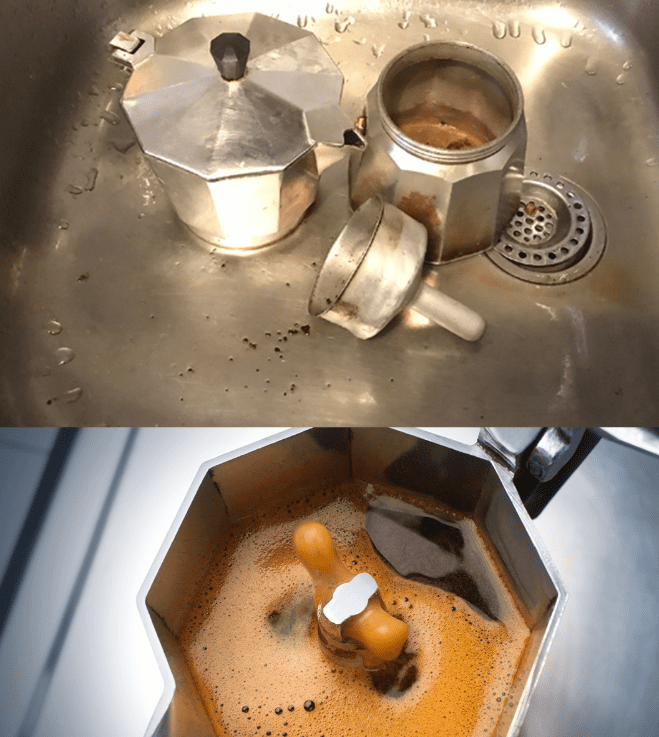 Come lavare la moka: il metodo corretto per non rovinarla