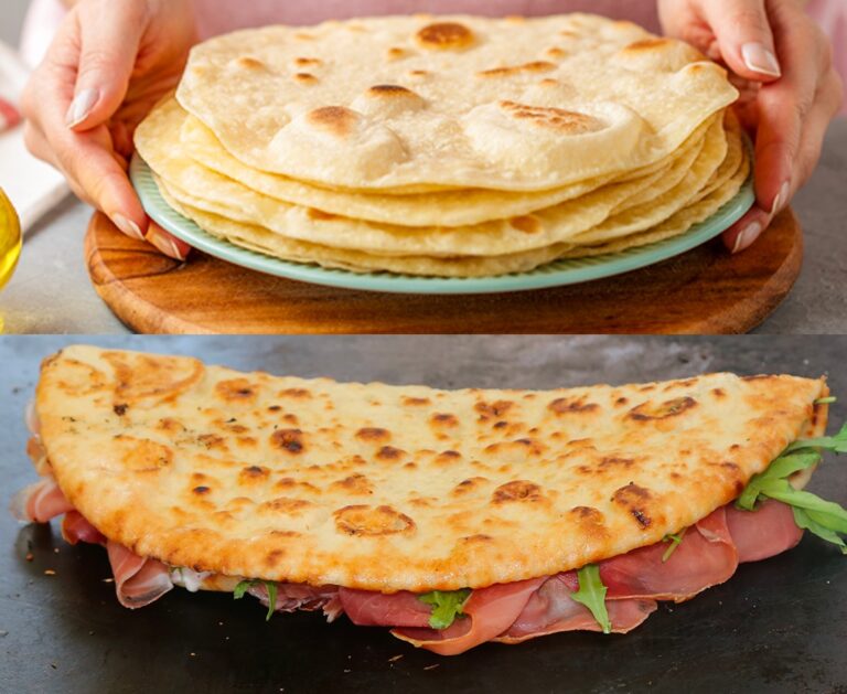 Piadina senza lievito con acqua e farina: la ricetta facile per una cena perfetta
