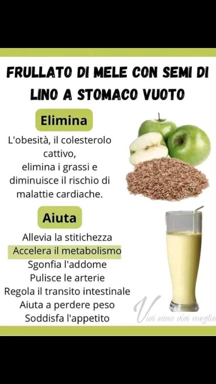 Frullato di Mele e Semi di Lino: Un Boost di Benessere Mattutino