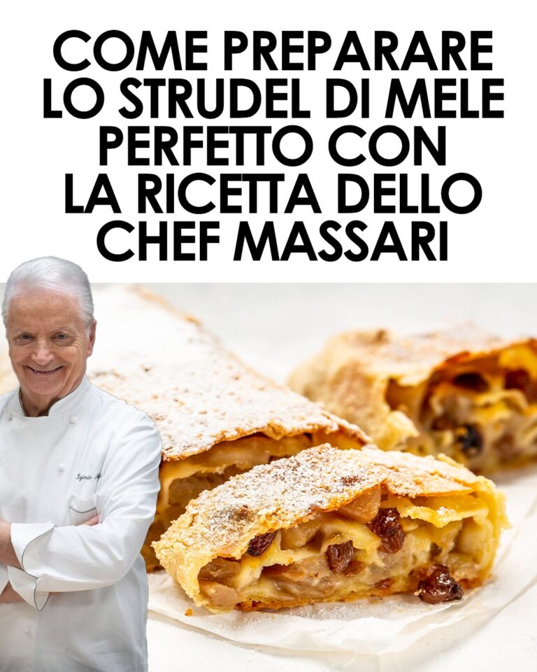 Lo strudel di mele di Iginio Massari: la ricetta veloce e profumata