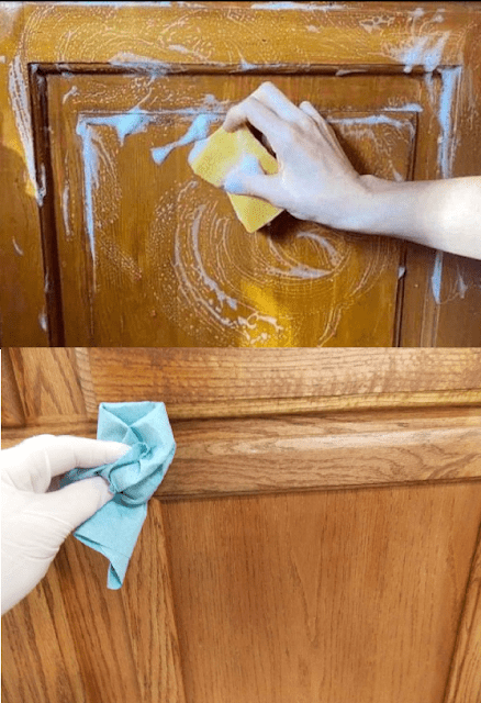 Il consiglio ingegnoso per rimuovere il grasso dai mobili della cucina