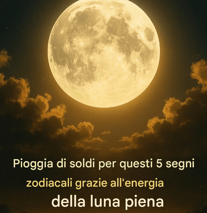 Grazie all'energia della luna piena, i soldi piovono su questi 5 segni zodiacali...