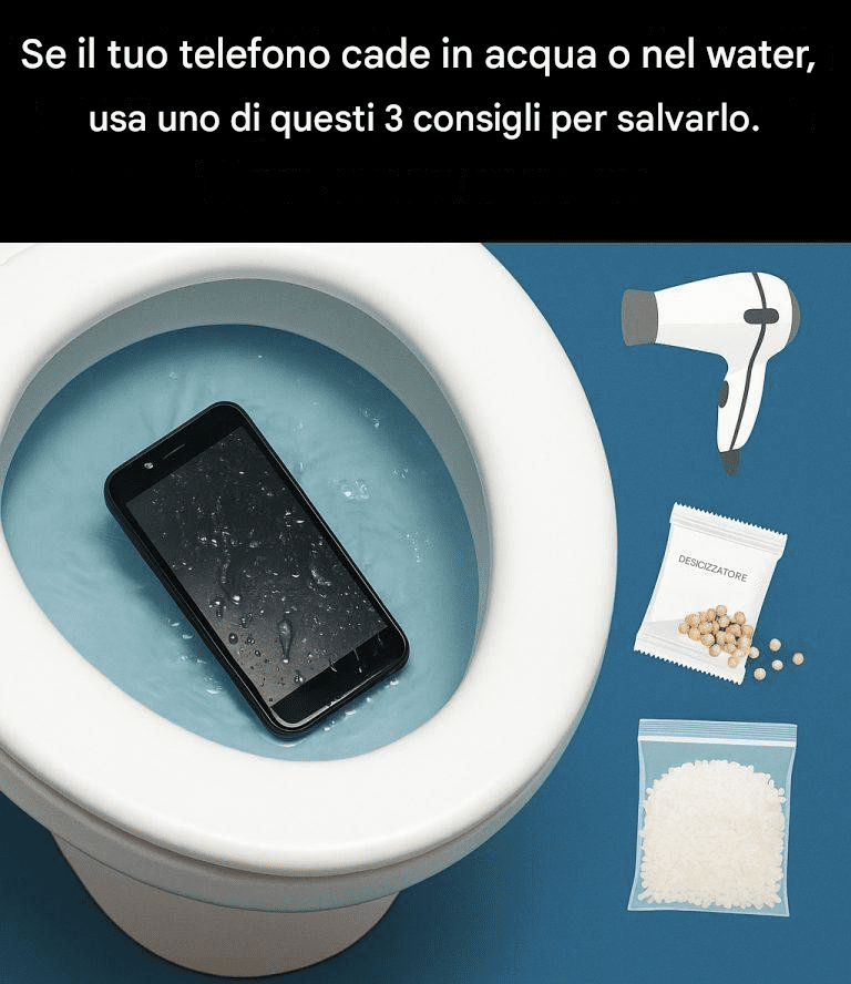 Czy Tunn, Quando il cellulare è caduto in acqua?