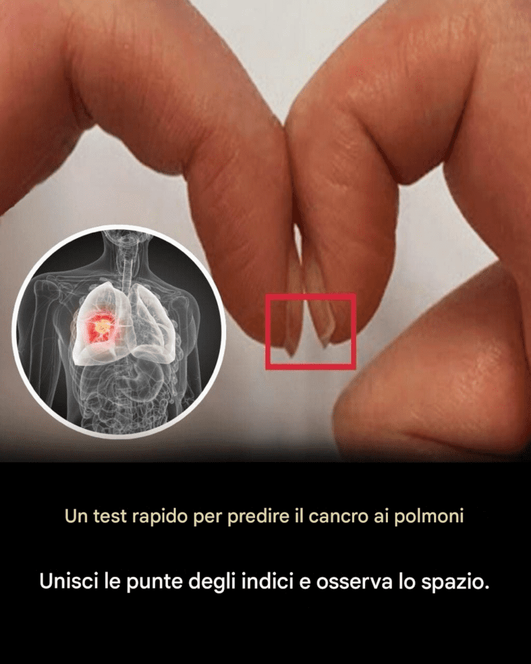 "Un semplice test con puntura del dito raccomandato dai medici: un modo rapido per controllare il tuo stato di salute"