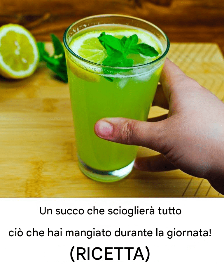 Un succo che scioglierà tutto ciò che hai mangiato durante la giornata! (RICETTA)