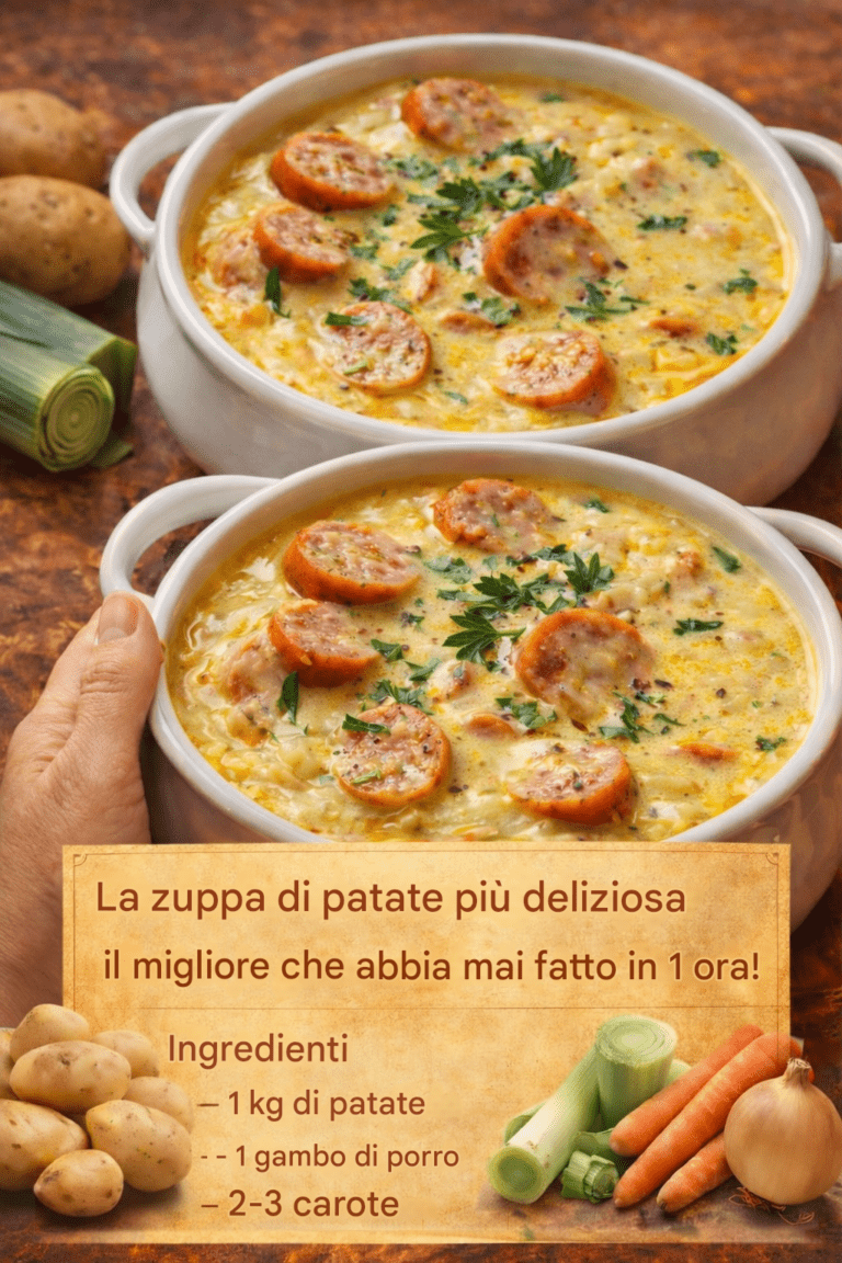 La zuppa di patate più deliziosa che abbia mai cucinato, in solo 1 ora!