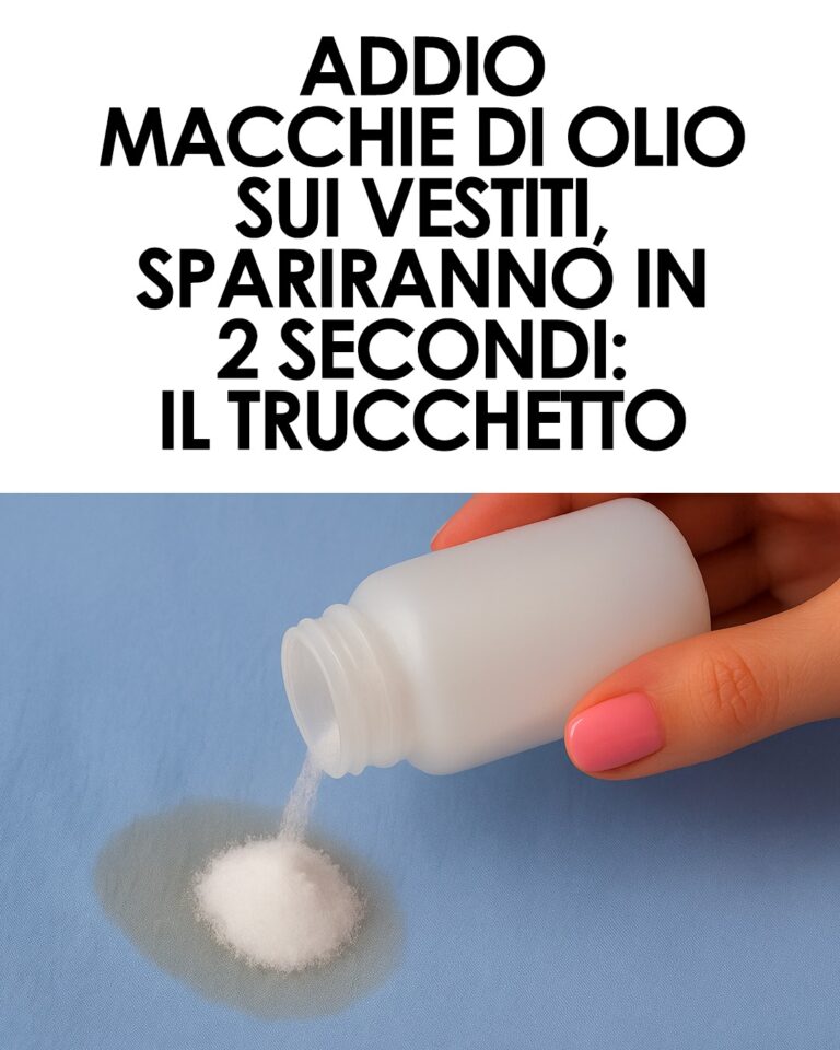 Come rimuovere efficacemente le macchie di grasso e olio dai vestiti