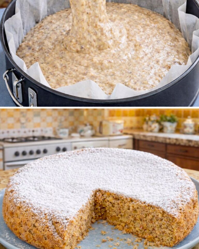 Torta di Farina d’Avena con Mele e Noci: la Ricetta Semplice e Sana per Colazioni e Merende Genuine