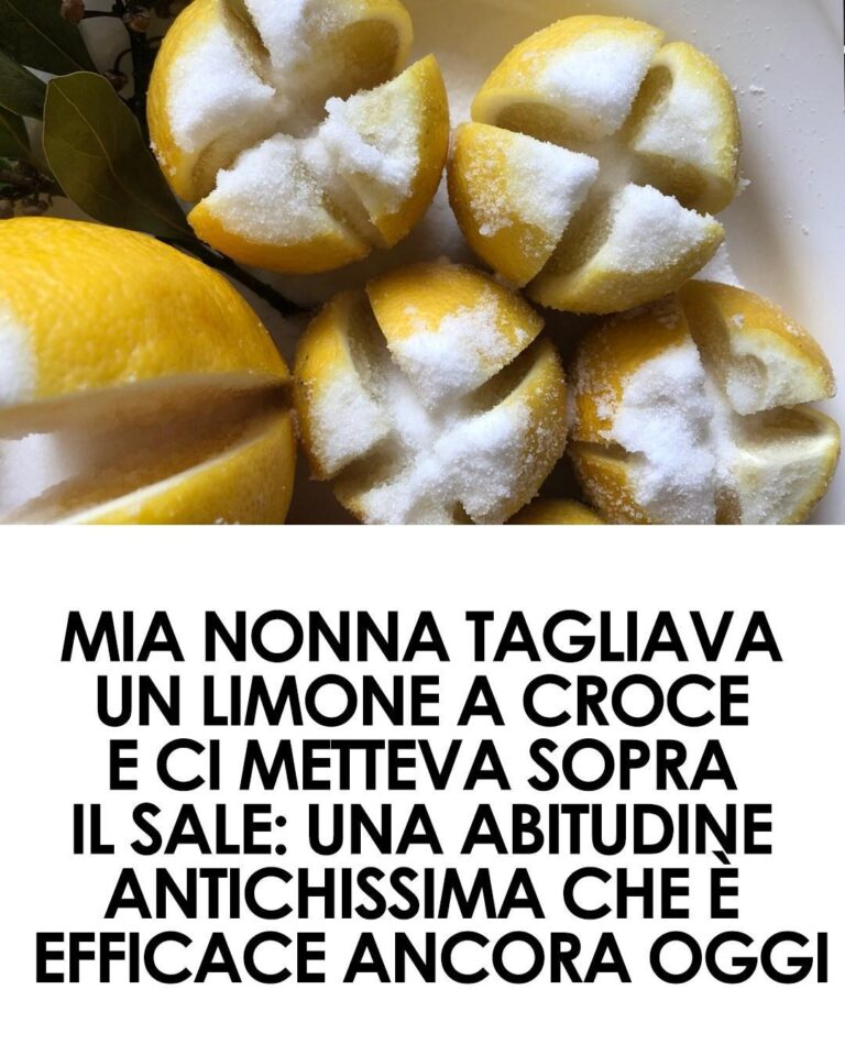 Sale e limone: il rimedio naturale della nonna per la casa