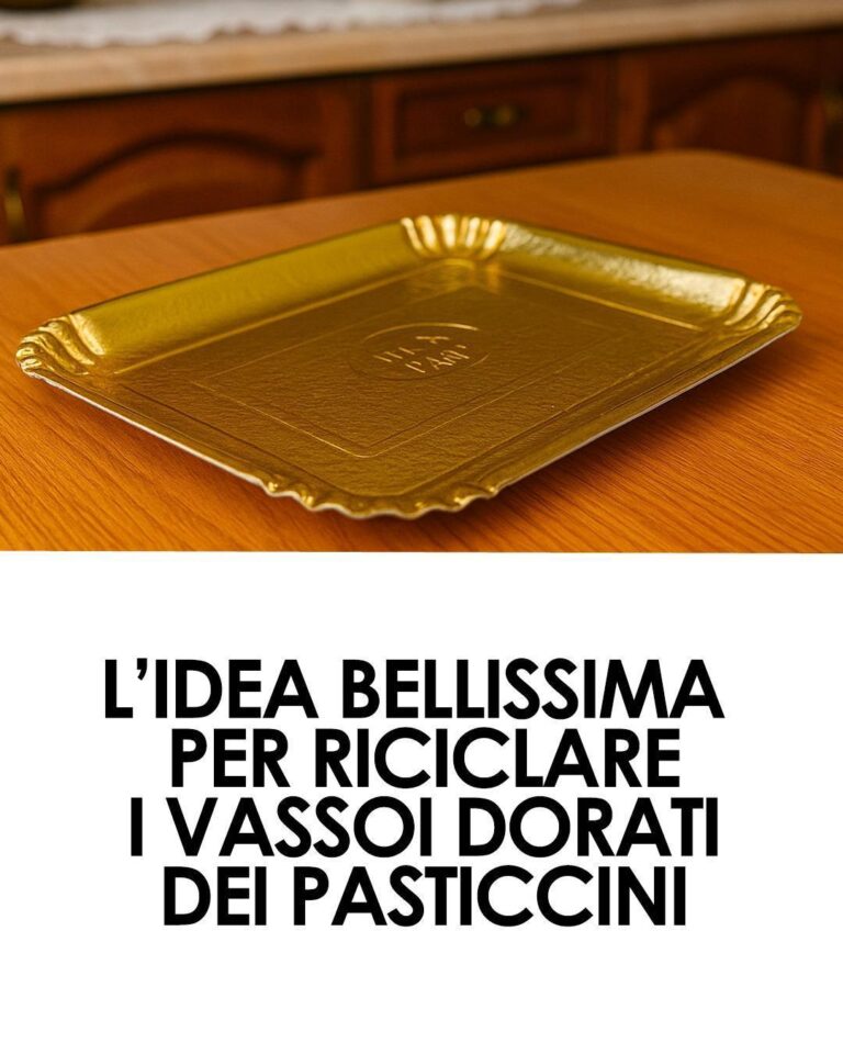 Come riciclare il vassoio dorato dei pasticcini: 4 idee creative e utili