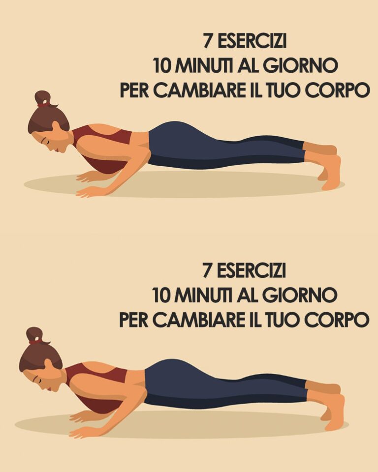 7 esercizi in 10 minuti per trasformare il corpo in sole 2 settimane