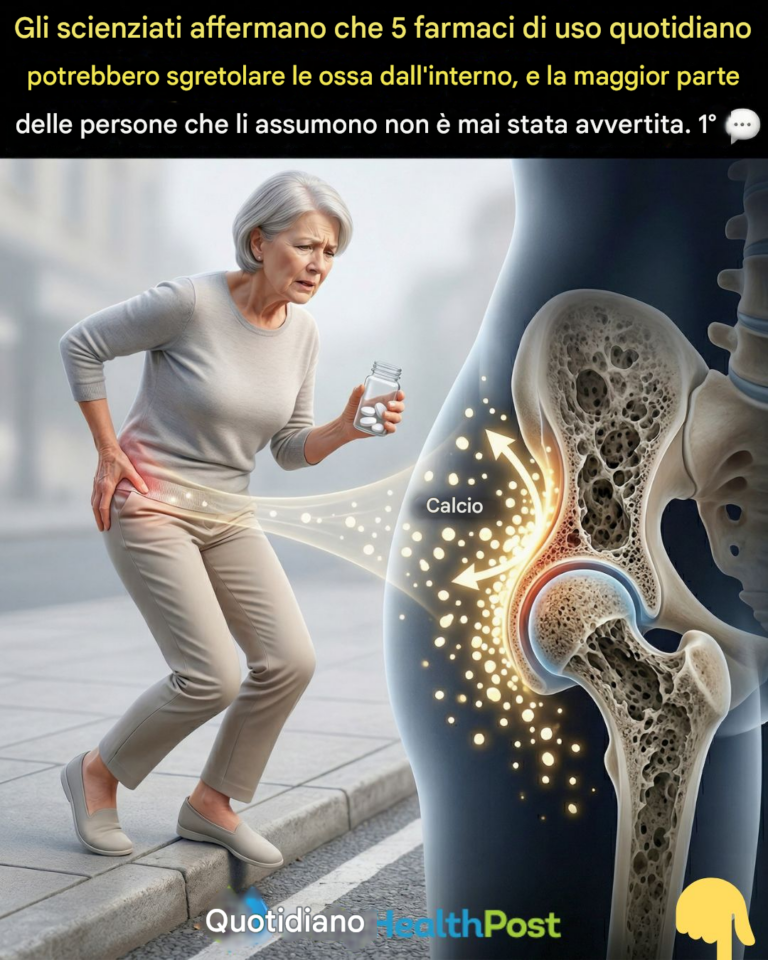 Gli scienziati affermano che 5 farmaci di uso quotidiano potrebbero causare la disgregazione delle ossa dall'interno, e la maggior parte delle persone che li assumono non ne è mai stata avvertita.