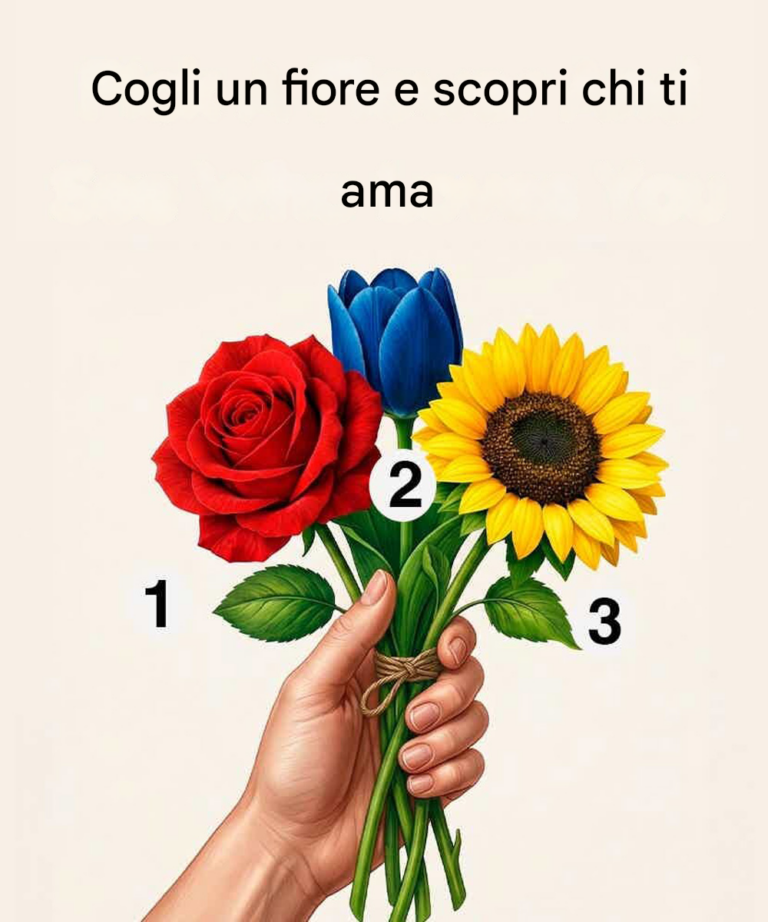 Quale fiore scegli? Guarda il primo commento per scoprire chi ti vuole bene.👇