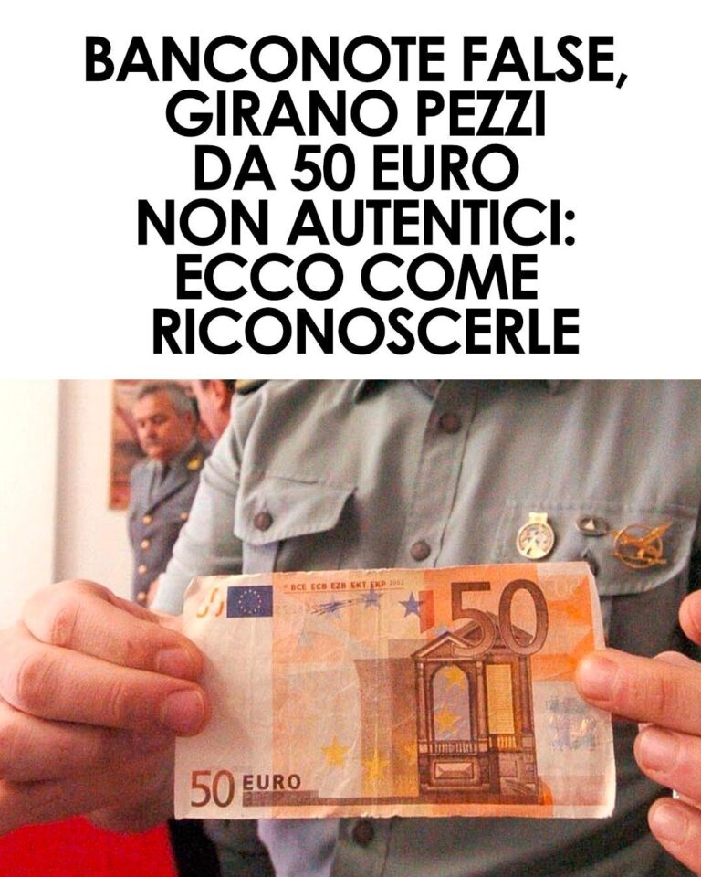Banconote false, girano pezzi da 50 euro non autentici: ecco come riconoscerle