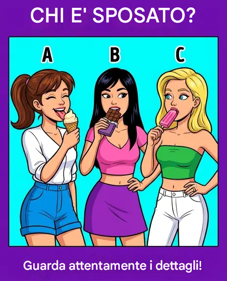 "Il 99% delle persone non nota questo dettaglio: quali di queste donne sono sposate?"