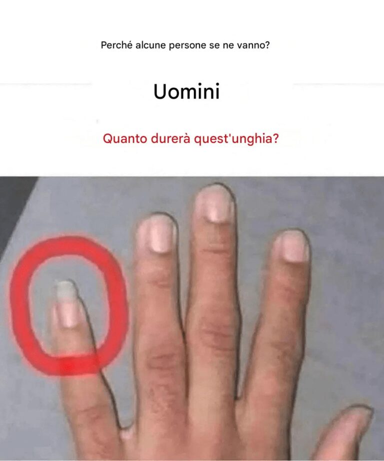 Perché alcuni uomini lasciano lunghe le unghie corte?