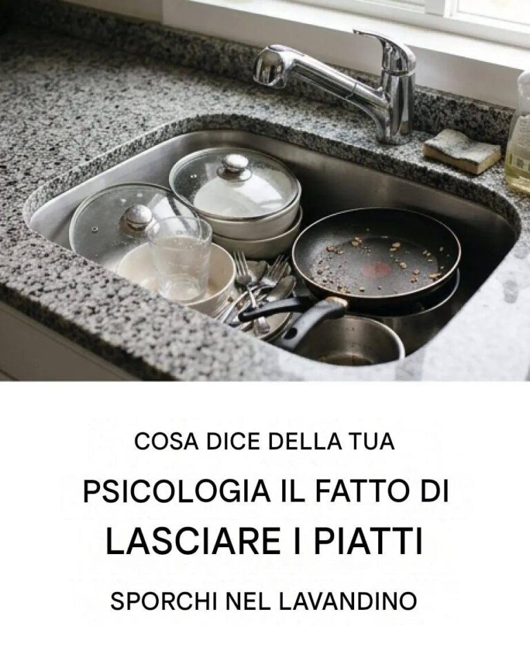 Vi capita spesso di lasciare i piatti sporchi nel lavandino? Non è solo un’abitudine: cosa dicono gli psicologi di questo fenomeno