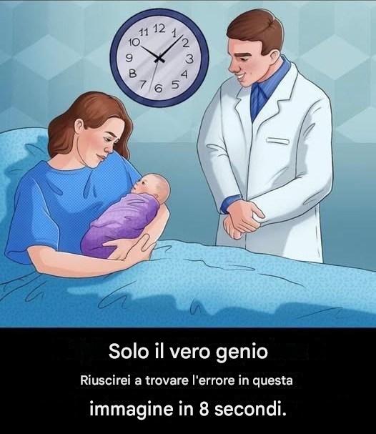 Solo un vero genio potrebbe trovare l'errore in questa immagine in 8 secondi.